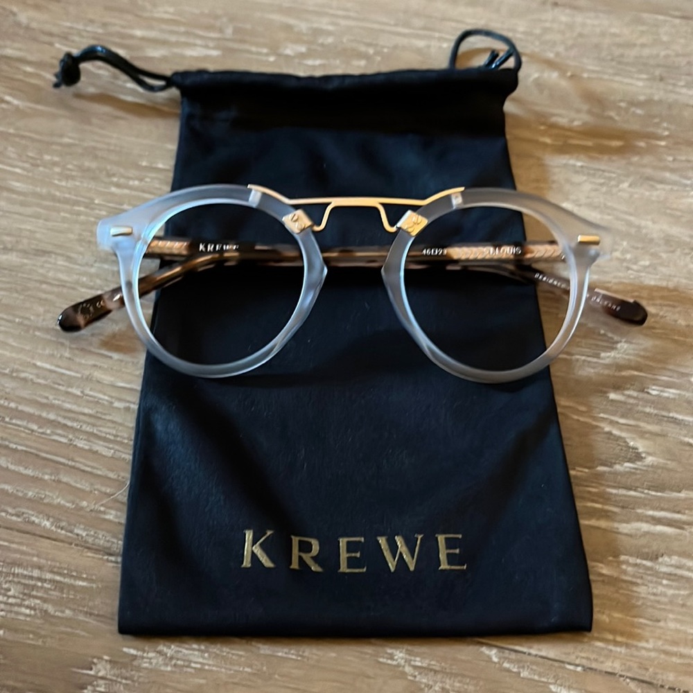 KREWE Optical Matte Crystal Sunday Tortoise 12k FRAMES ONLY
